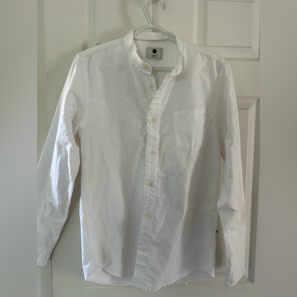 NN07 Samuel Collarless Buttonup